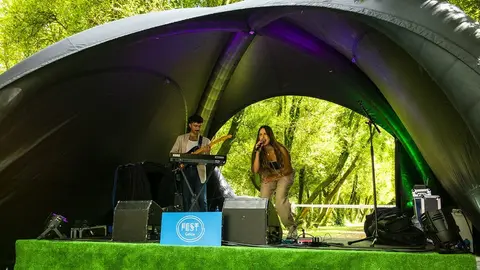 Olalla Lojo, este sábado en Sinsal. 