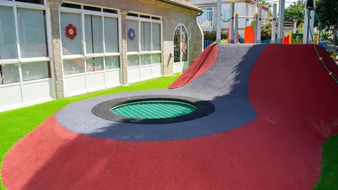 Un de 650 m2 destinarase aos xogos infantís e outro de 190 m2 á colocación de biosaudables e mesas de xogo. 