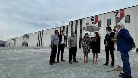 La conselleira de Medio Ambiente, Territorio y Vivienda, Ángeles Vázquez, visitó esta mañana la zona donde está proyectada la futura área empresarial de Louredo.