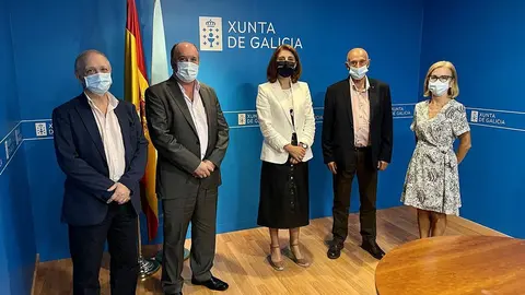 A conselleira de Medio Ambiente, Territorio e Vivenda, Ángeles Vázquez, reuniuse nos últimos días con varios representantes do órgano colexial.