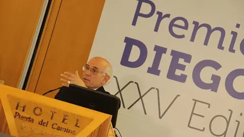 Arturo Maneiro en la entrega del Diego Bernal en su última edición de 2020.