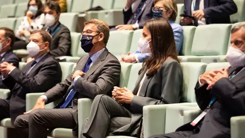 El presidente de la Xunta acompañó a la Reina Letizia en la inauguración del IX Congreso Internacional sobre Nutrición y Salud FAO-Conxemar.