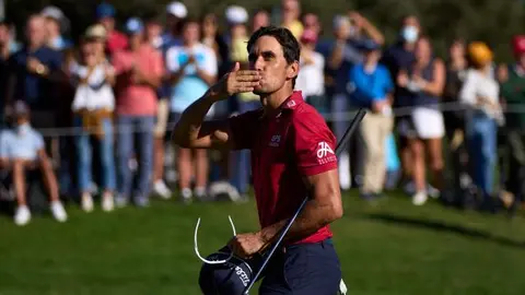 Rafael Cabrera-Bello llama a la puerta de la victoria en el ACCIONA Open de España presented by Madrid.