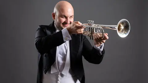 El trompetista gallego Esteban Batallán.