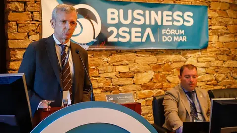 El vicepresidente primero de la Xunta, Alfonso Rueda, participó en la inauguración de un evento que se celebra por primera vez en Vigo de forma presencial.