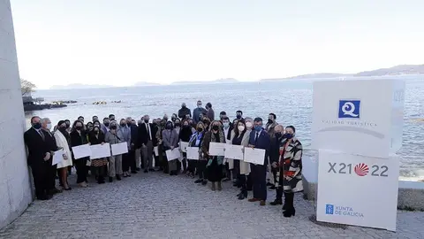 El vicepresidente primero de la Xunta, Alfonso Rueda, participó hoy en el acto de reconocimiento de las Q de Calidad Turística 2020 de Turismo de Galicia, donde destacó que la comunidad sumó el año pasado 38 nuevos sellos pese a la pandemia.