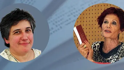 Conchi Regueiro e María José Areal. 