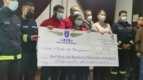 Com Batismos de Voo e Voos Programados Solidários o Aeroclube de Bragança angariou 7200€, o suficiente para custear 12 cursos de Tripulantes de Ambulância de Socorro.