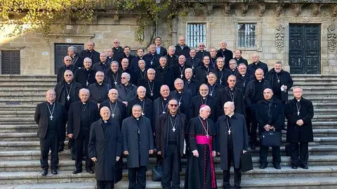 Los obispos españoles peregrinaron a Compostela como culminación de los trabajos de la 118ª Asamblea Plenaria de la Conferencia Episcopal.
