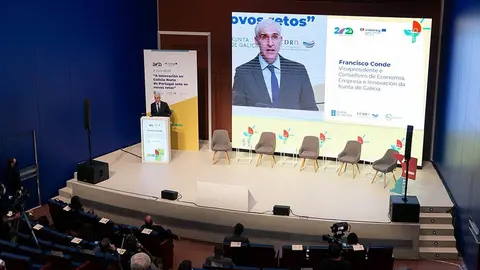 El vicepresidente económico y conselleiro de Economía, Empresa e Innovación, Francisco Conde, señala que todos los esfuerzos como Eurorregión tienen que estar centrados “en sumar capacidades y talento”.