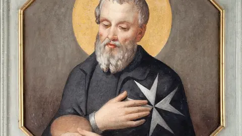  Beato Gerardo, fundador e primeiro Gran Maestre da Orden de Malta.