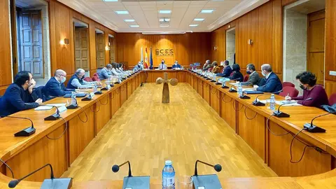 O director xeral de Relacións Exteriores e coa UE presidiu hoxe a reunión do Consello de Acción Exterior (CAEX) para avanzar na elaboración da nova Estratexia Galega de Acción Exterior (EGAEX) 2022-2026.