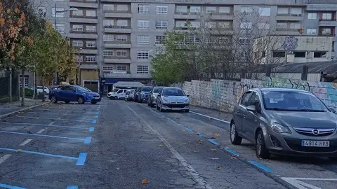  Rúa dos Carballos, en horario de mañá.