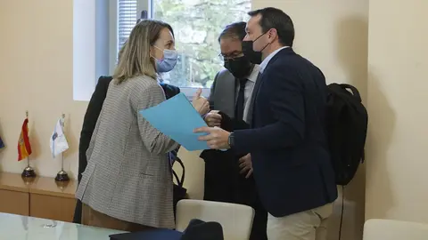 A directora xeral de Planificación Enerxética e Recursos Naturais, Paula Uría, participou hoxe en Santiago de Compostela na presentación do informe sobre materias críticas en Galicia, realizado polo Colegio Oficial de Geólogos.