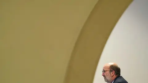 Ministro de Medio Ambiente y Acci&oacute;n por el Clima, Jo&atilde;o Pedro Matos Fernandes, en la presentaci&oacute;n del informe Estado del Medio Ambiente para 2020.