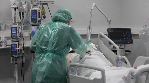 UCI del hospital universitario de A Coruña.