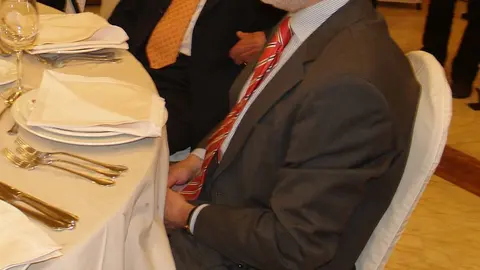 Dario Villanueva en un premio Diego Bernal de la Asociación de Periodistas de Galicia.