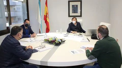 En una reunión mantenida hoy entre el secretario general para el Deporte, José Ramón Lete Lasa, y el alcalde de Ourense, Gonzalo Pérez Jácome.