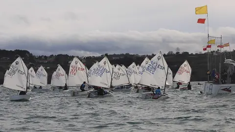En la ría coruñesa.