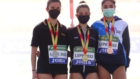  Aldara Meilán bronce en Marcha.