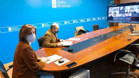 La conselleira de Medio Ambiente, Territorio y Vivienda presidió hoy la reunión de la Comisión de coordinación de sistemas de información geográfica y cartográfica.