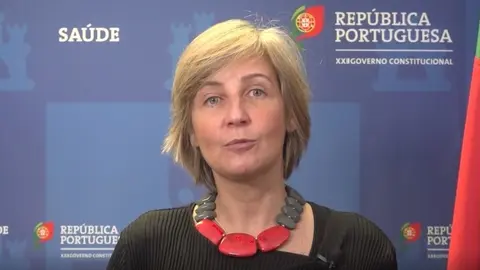 La ministra de Sanidad, Marta Temido, en la presentación de los Resultados de los Cribados Poblacionales de Cáncer 2019 y 2020.