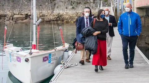 Además de los Fígaros en los que navegaron las mujeres el Monte Real puso otros barcos como el de la foto a disposición de sus hijos. ROSANA CALVO.