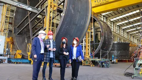 
•	Durante unha visita ás instalacións da empresa no polígono industrial de A Granxa analizáronse as vías de colaboración en materia de emprego e formación entre o Concello e a empresa. 