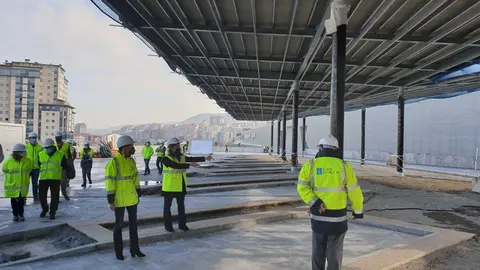 a  conselleira de Infraestruturas e Mobilidade, coa delegada da Xunta en Vigo, Marta Fernández-Tapias, supervisou o avance destes traballos, cuxa execución se sitúa no 90%.