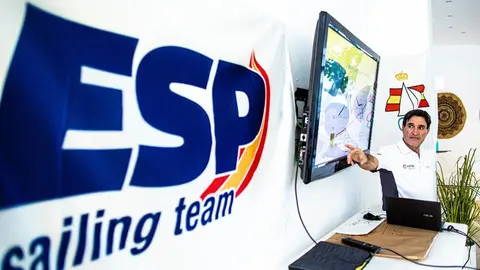 Xisco Gil durante una ponencia.  SAILING ENERGY.