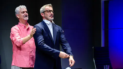 Cándido Pazó dirige a Fernando Coronado y Antonio Mourelos en El electo.