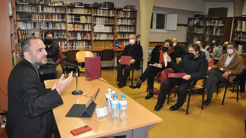 José Gabriel Vera Beorlegui en el primer encuentro de formación el pasado 4 de marzo.