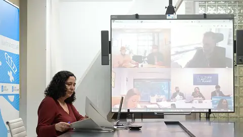 La directora general de Patrimonio Natural se reunió esta mañana por videoconferencia con la directora general de Biodiversidad, Bosques y Desertización del Ministerio.