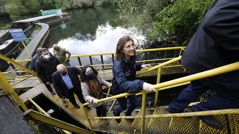 A conselleira de Medio Ambiente, Territorio e Vivenda presentou hoxe o proxecto na presa de Bora xunto aos alcaldes de Campo Lameiro, Cerdedo-Cotobade e Pontevedra