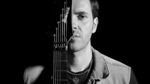 El guitarrista tudense, Fran Gómez.