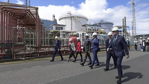 Mugardos. A Coruña
O presidente da Xunta, Alberto Núñez Feijóo, acom





pañado do vicepresidente segundo e conselleiro de Economía, Empresa e Innovación, Francisco Conde, visitan a empresa Forestal del Atlántico.
