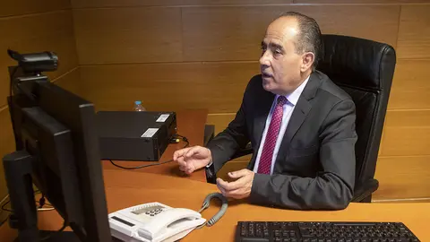  O director xeral de Inclusión Social, Arturo Parrado, e a directora xeral de Emprego, Traballo Autónomo e Economía Social, Covadonga Toca, participa por videoconferencia na inauguración dos IV encontros para o emprego organizados pola entidade Acción contra a fame. 