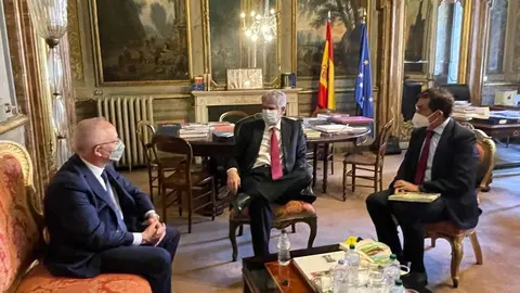 Recepción del Embajador.