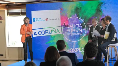 La directora de Turismo de Galicia participó en la presentación del evento gastronómico, destacando la riqueza enogastronómica y la calidad conseguida por la restauración gallega.