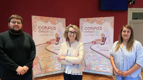 Ponteareas homenaxea ás traballadoras do Corpus Christi no seu cartel de 2022.
