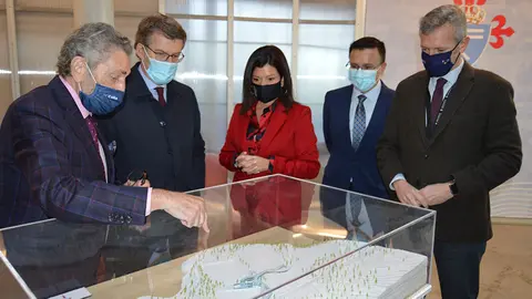 Momento da inauguración o 28 de novembro de 2020. ARQUIVO.