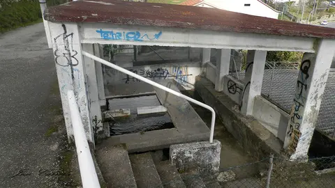 Lavadoiro da Xunqueira-Lago, en Candeán