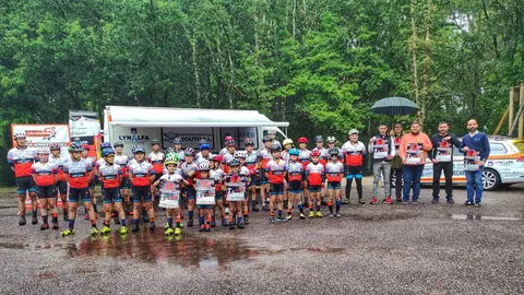 Máis de 350 nenos e nenas daranse cita en Ponteareas no Gran Premio Mini BTT Escola Borja Gómez Méndez.