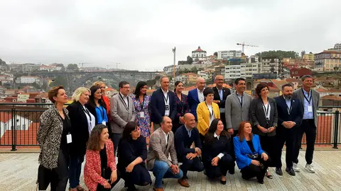 Esta mañana en el Wow Porto, presentación del proyecto ‘Mujeres del Camino Portugués”, impulsado por el entidad turística para promocionar los 14 ayuntamientos de este área del sur de la provincia en el país vecino.