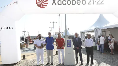 La village de la Iacobus Maris recibe este viernes a la ruta xacobea marítima más larga de la historia.