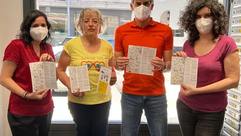 •	Los peregrinos pueden conseguir este plano con lugares imprescindibles de la Ruta en la oficina Correos de O Porriño y en www.elcaminoconcorreos.com.