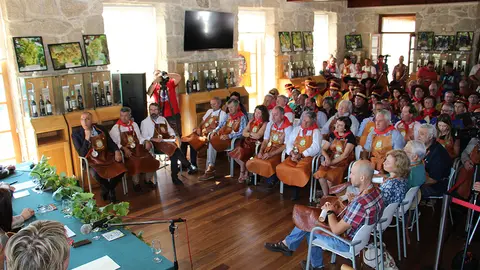 Reunión de la Confraria do Viño do Condado do Tea, 2019. ARCHIVO.