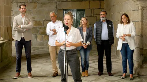 La concelleira de deportes del Concello de Poio, Margarida Caldas.