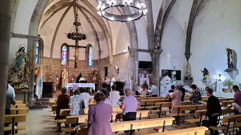 Los adoradores porriñeses el pasado mes.