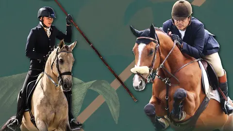 Fragmento do cartáz de Later Summer Equestrian Festival.